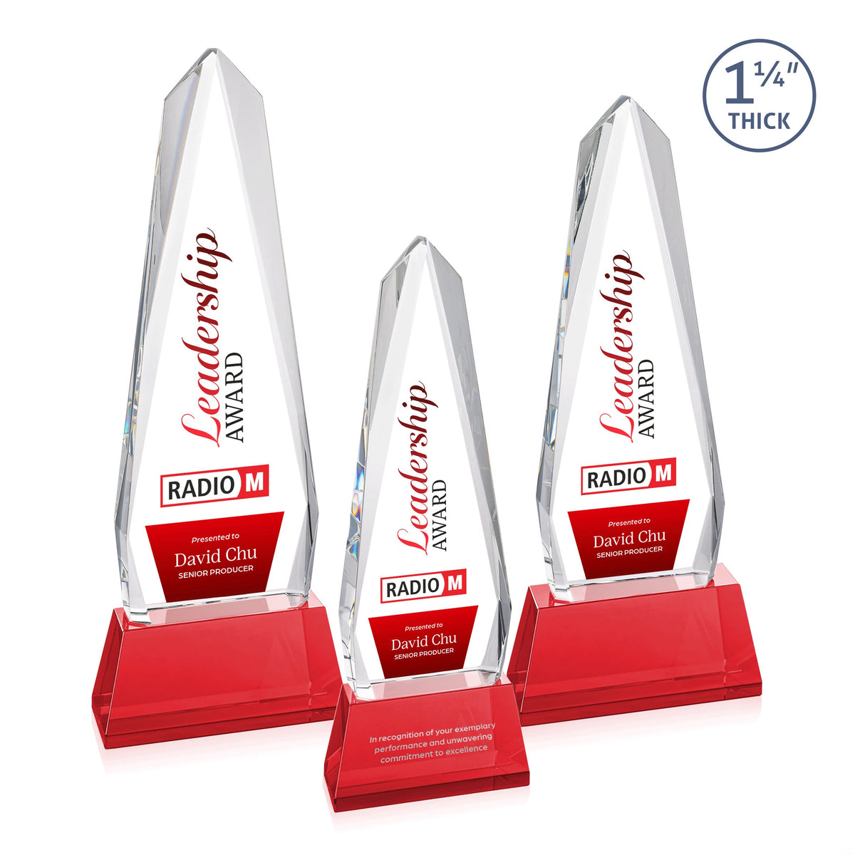 Cheswick VividPrint™ Award on Entwhistle Base
