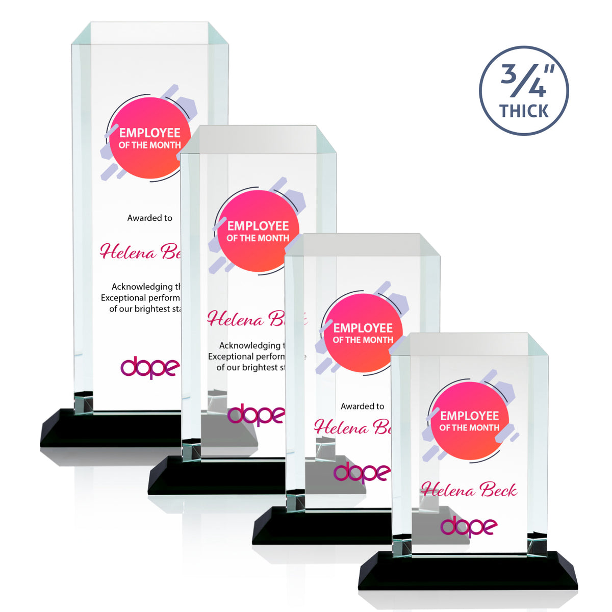 Dalton VividPrint™ Award - Black