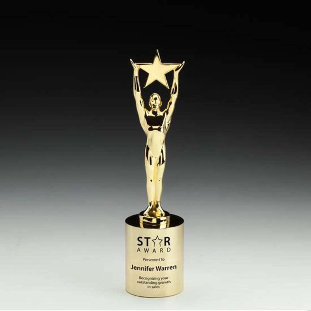 Star Achievement Award on Cylinder