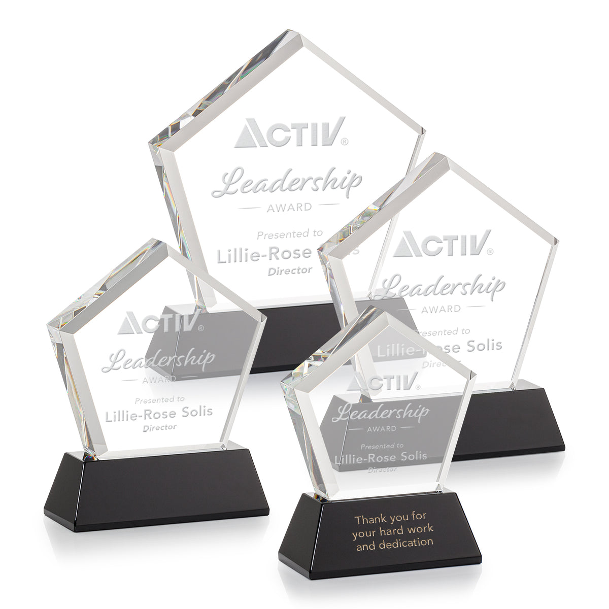 Genosee Award on Base - Black