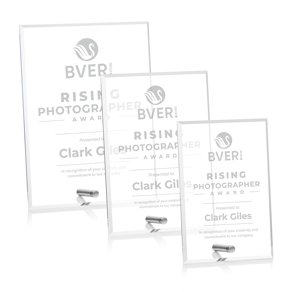 Polaris Rectangle (V) Award - Silver
