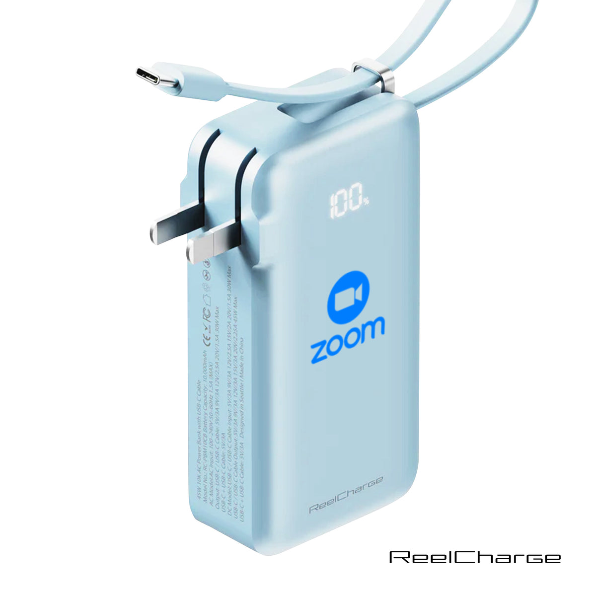 ReelCharge 10,000 mAh 45W Power Bank