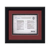 Myriad Artisan Paper Certificate Framed Award
