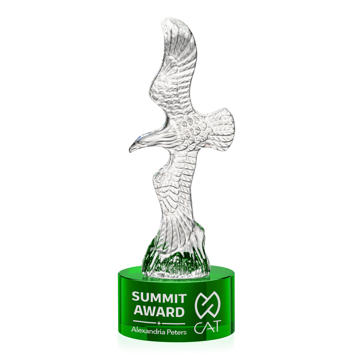 Staffordshire Eagle on Marvel Base - Green