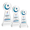 Crescent & Star VividPrint™ Award on Hartford Base
