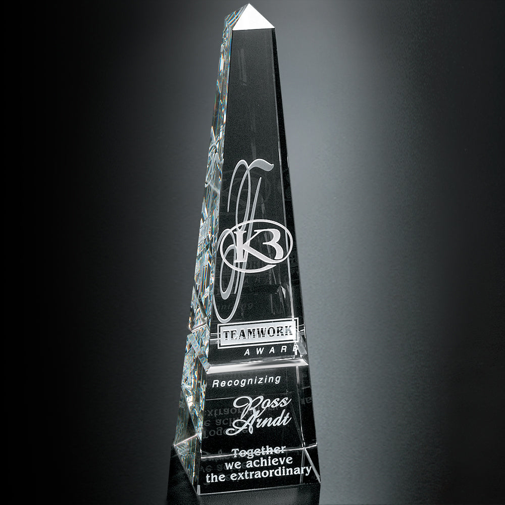 Empire Obelisk 10" - Crystal D