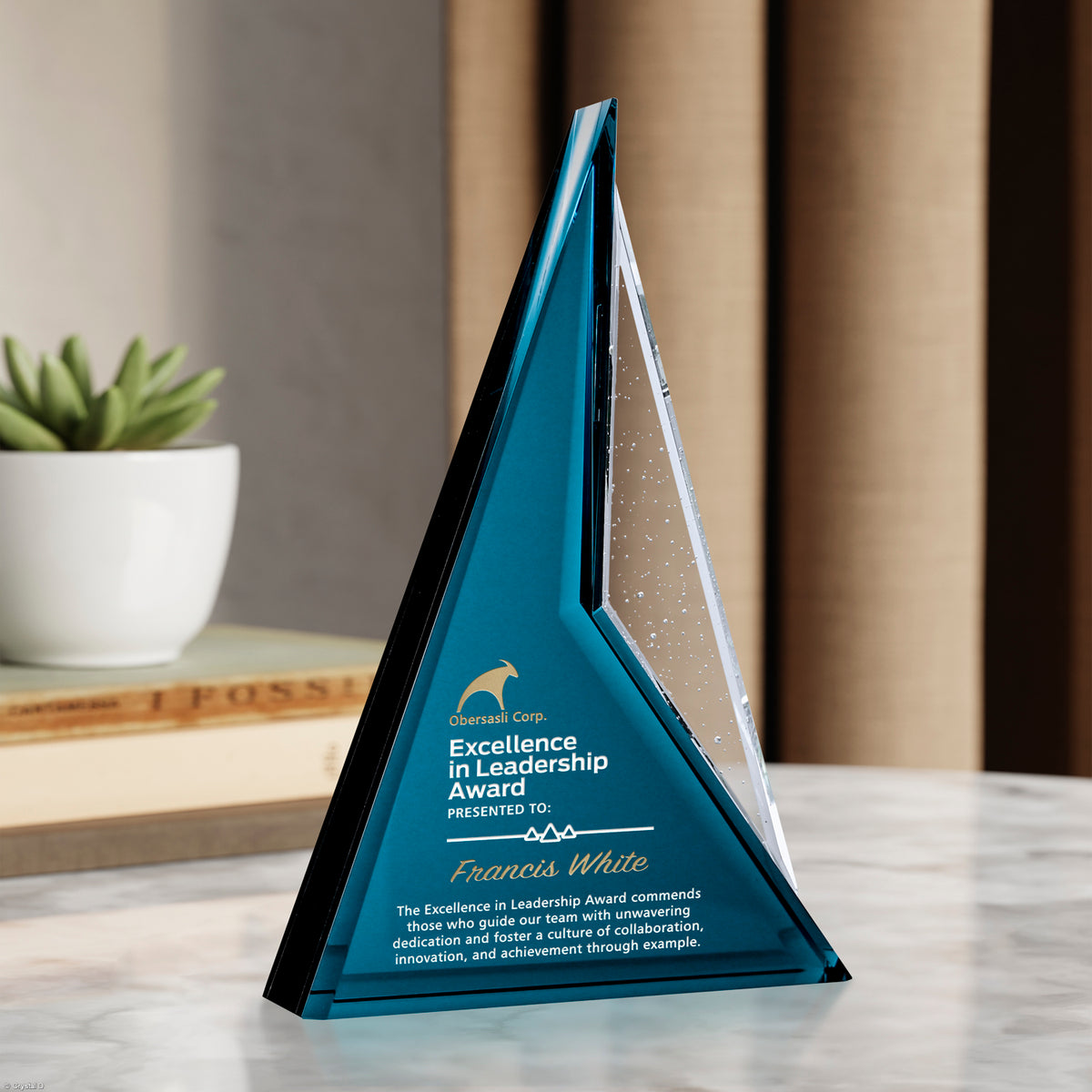 Endurance Award 10" - Crystal D