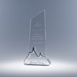 8.5"H x 4.75"W x 1.5"D / Clear