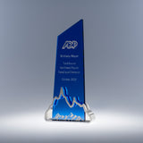 10"H x 4.75"W x 1.5"D / Blue