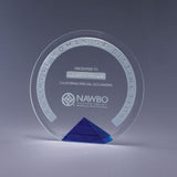 6.5"H x 7"W x 2"D / Blue
