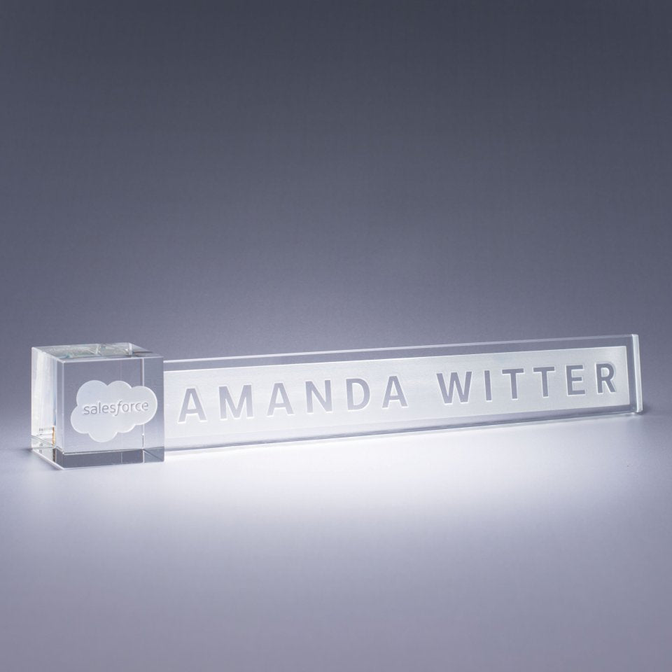 Accent Nameplate - Cube Colors