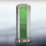 10.75"H × 4"W / Green
