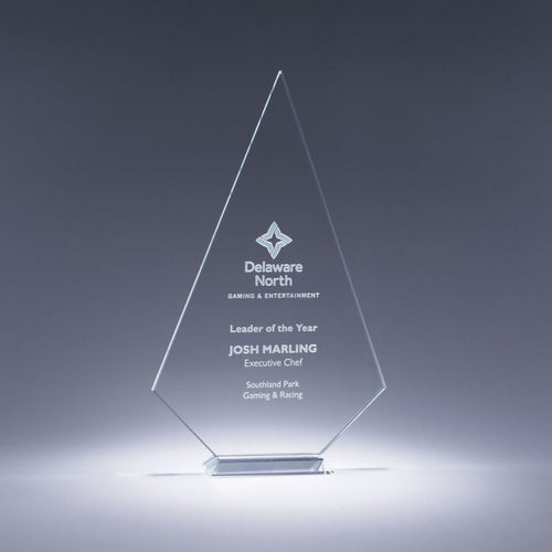 Prosperity Starfire Crystal Award — Size Options