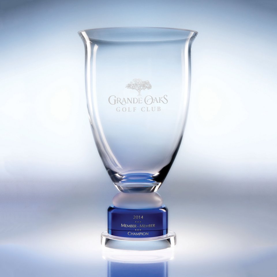 Triomphe Cup 9.75"H × 5.75"D Blue