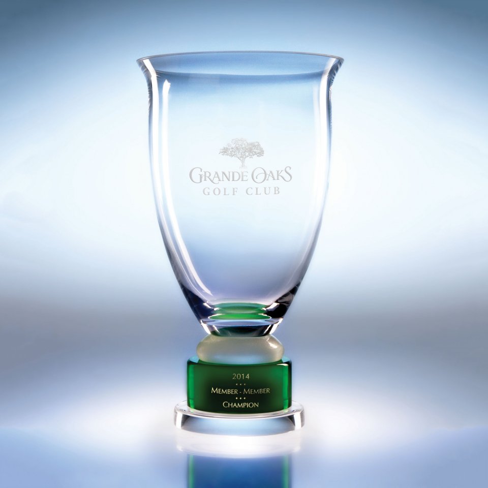 Triomphe Cup 9.75"H × 5.75"D Green