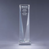 6"H x 2.5"W / Clear Accent