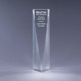 12"H x 2.5"W / Solid Crystal