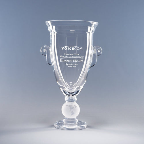 World Class Crystal Cup — Globe and Size Options