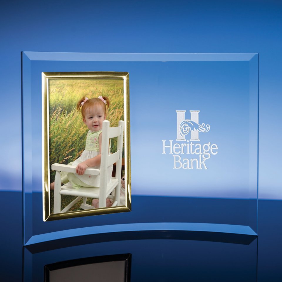 Vertical Picture Frame - Gold