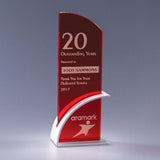 9.75"H × 4.5"W × 1.5"D / Red