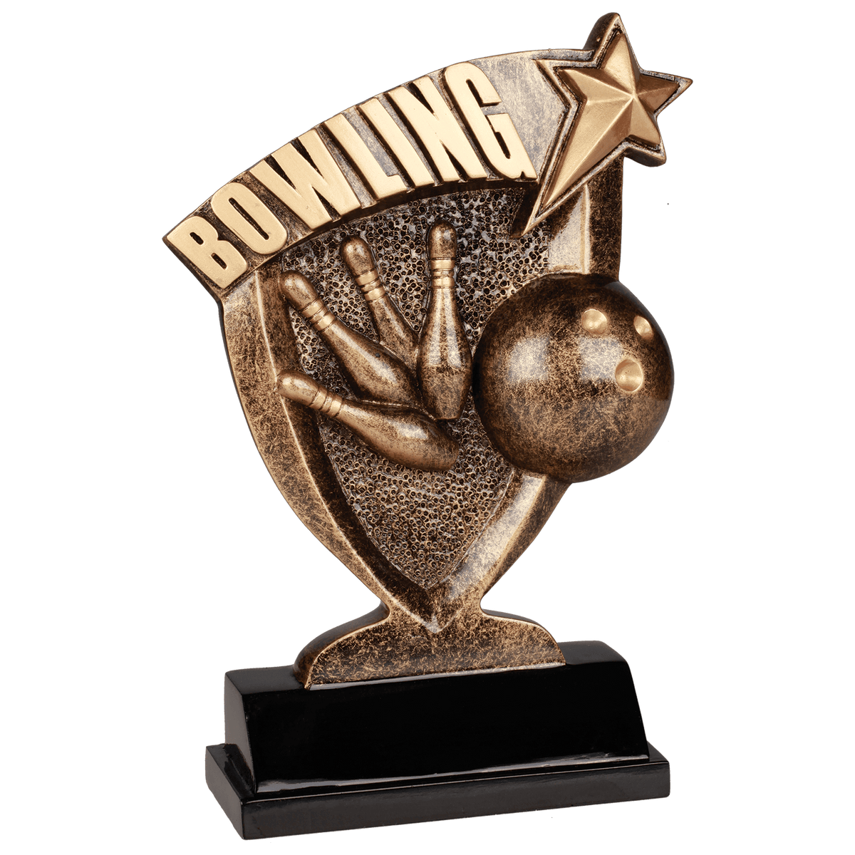 Bowling Broadcast Resin Award — 7"