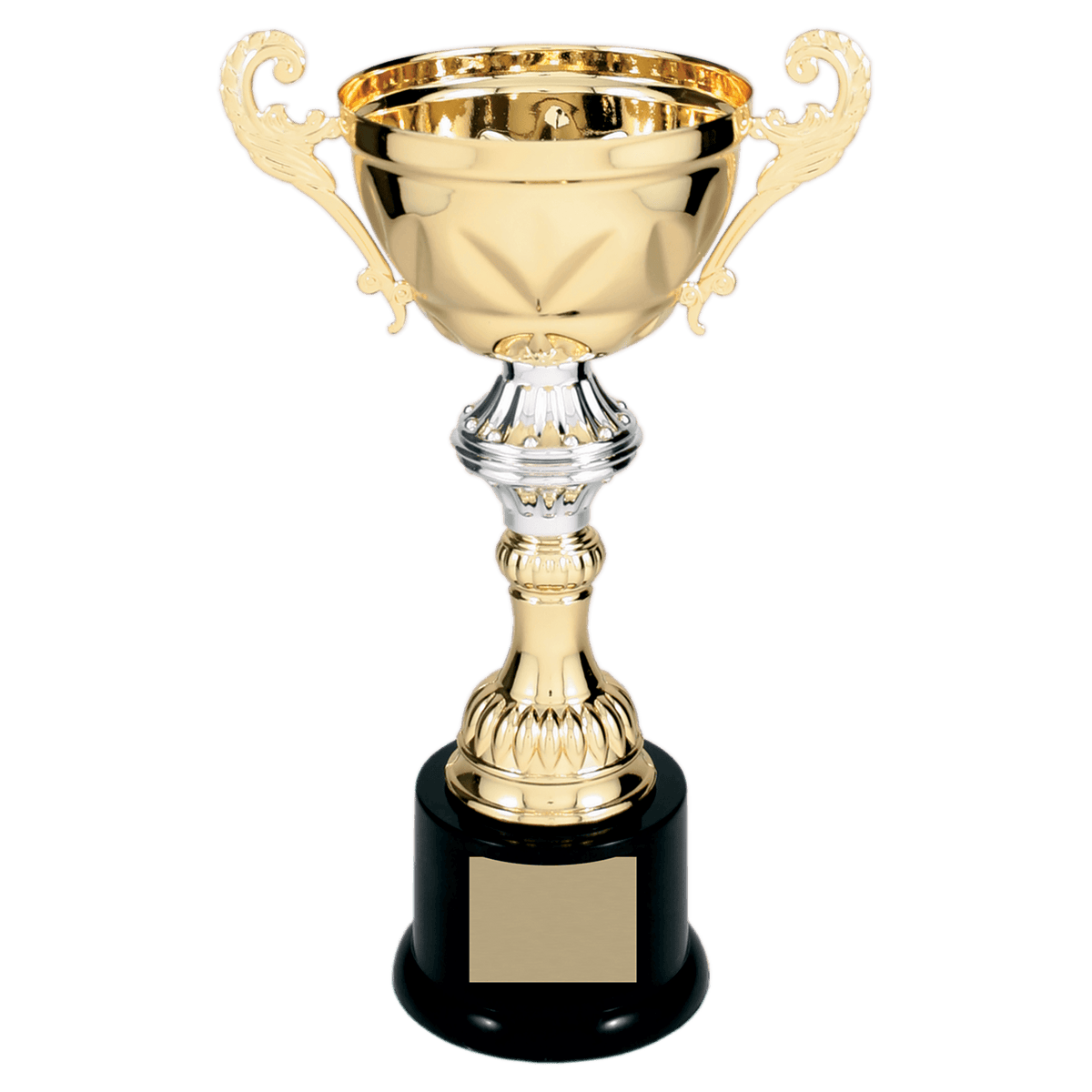 Tall Metal Cup Trophy — 10" Gold