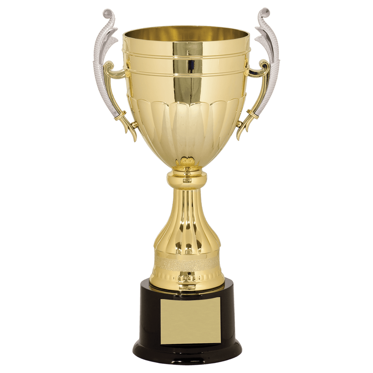 Gold and Silver Plastic Cup Trophy — 13"