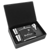 6 oz. Laserable Leatherette Flask Gift Set