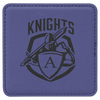 4" x 4" Square Laserable Leatherette Coaster
