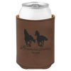 3 3/4" Laserable Leatherette Beverage Holder