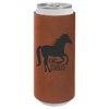 Laserable Leatherette Slim Beverage Holder