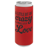 Laserable Leatherette Slim Beverage Holder