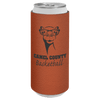 Laserable Leatherette Slim Beverage Holder