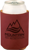 3 3/4" Laserable Leatherette Beverage Holder
