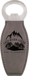 Laserable Leatherette Bottle Opener with Magnet