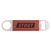 1 1/2" x 7" Laserable Leatherette Bottle Opener