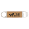 1 1/2" x 7" Laserable Leatherette Bottle Opener