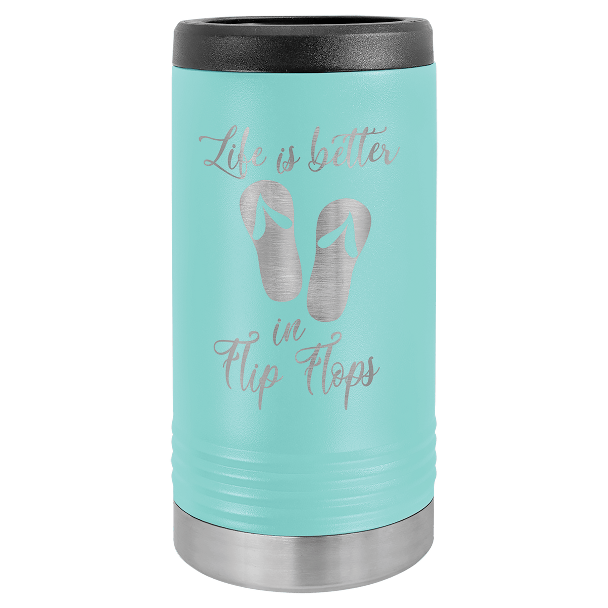 Polar Camel Slim Beverage Holder — Teal