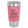 Polar Camel 20 oz. Leatherette Grip Tumbler with Standard Lid