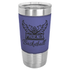Polar Camel 20 oz. Leatherette Grip Tumbler with Standard Lid