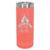 Polar Camel 22 oz. Skinny Tumbler with Slider Lid