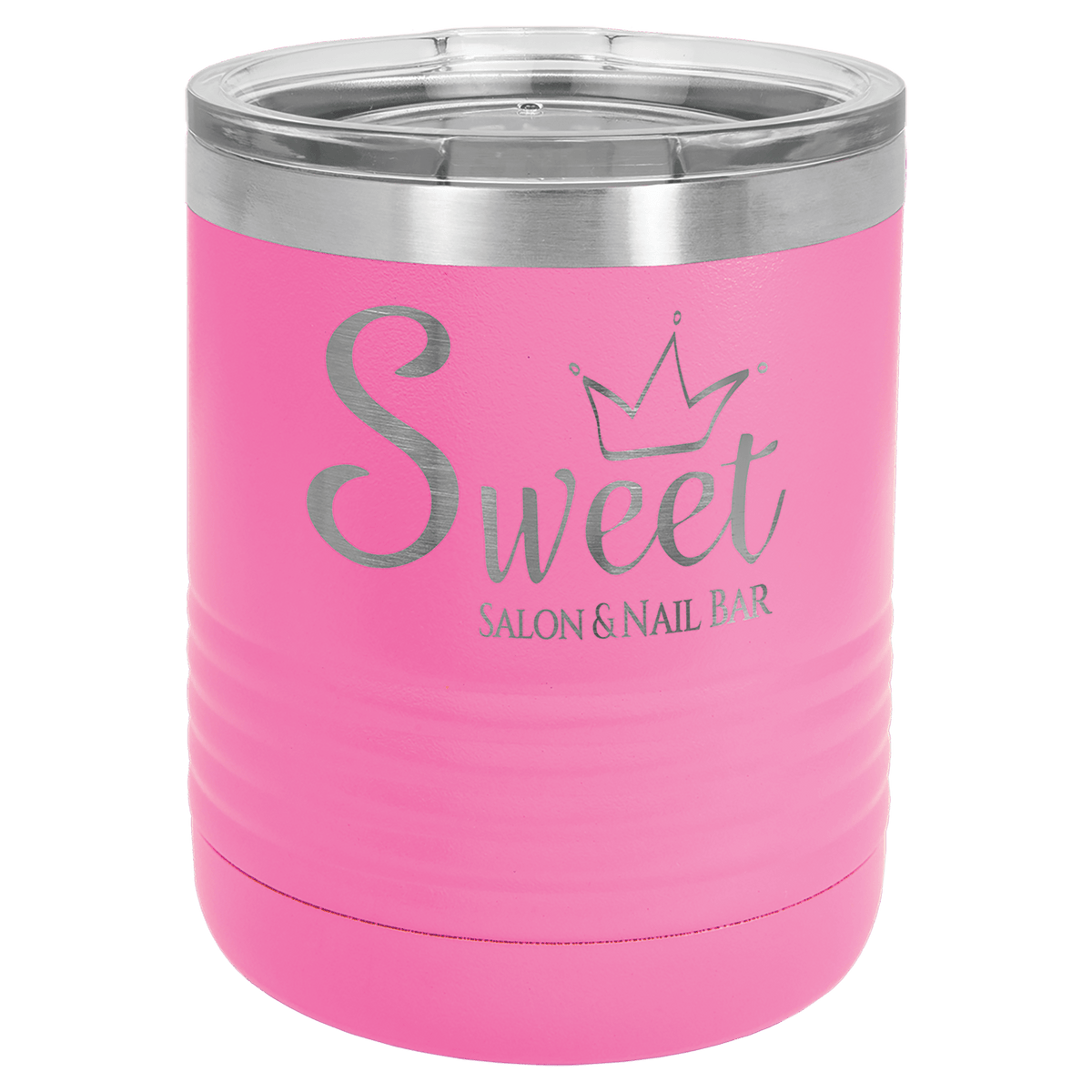 Polar Camel 10 oz. Tumbler with Standard Lid — Pink