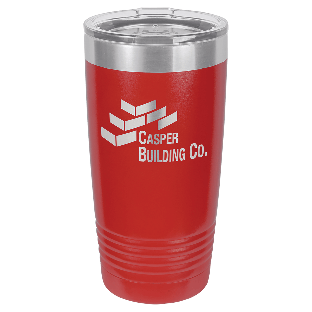 Polar Camel Ringneck Tumbler with Standard Lid — 20 oz / Red