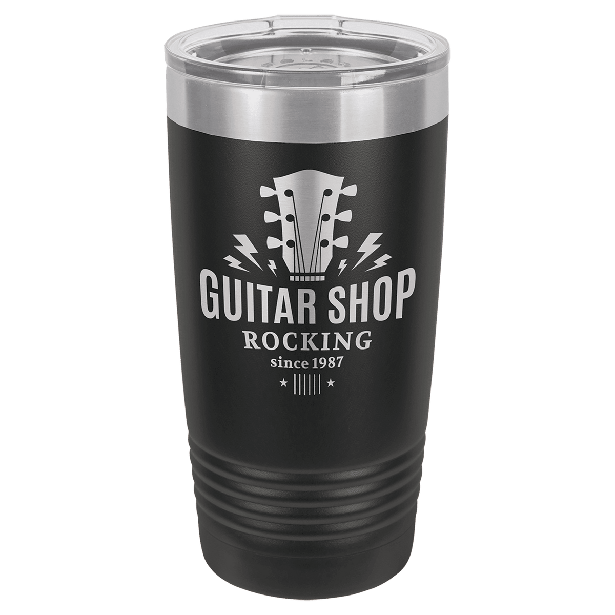 Polar Camel Ringneck Tumbler with Standard Lid — 20 oz / Black