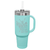 Polar Camel 40 oz. Travel Mug with Snap Lid & Straw