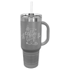 Polar Camel 40 oz. Travel Mug with Snap Lid & Straw