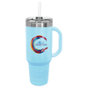 Polar Camel 40 oz. Travel Mug with Snap Lid & Straw