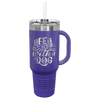 Polar Camel 40 oz. Travel Mug with Snap Lid & Straw