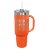 Polar Camel 40 oz. Travel Mug with Snap Lid & Straw