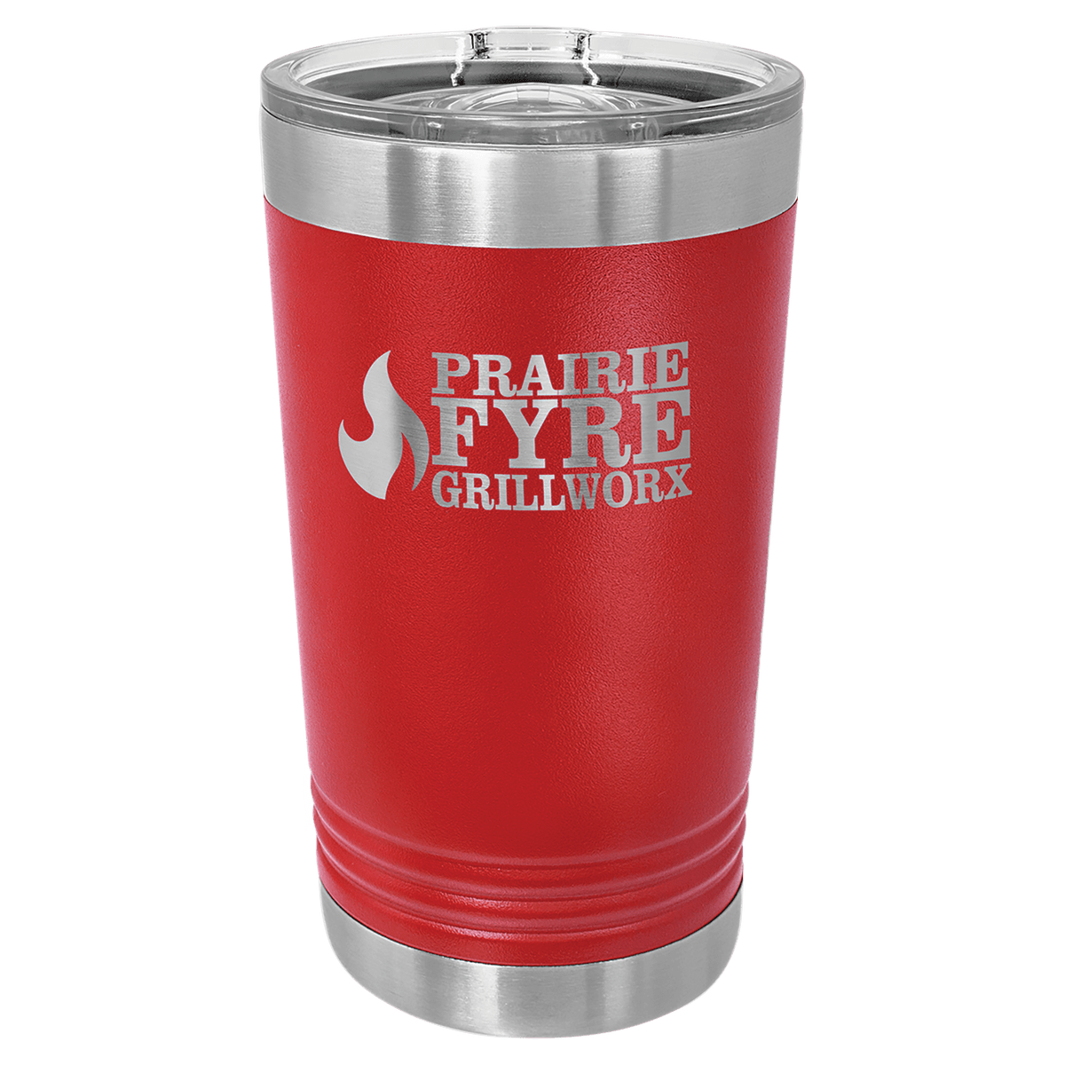 Polar Camel 16 oz. Pint with Slider Lid — Red